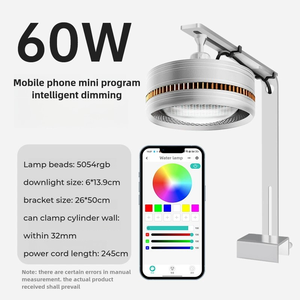 Lumière d'<span class=keywords><strong>aquarium</strong></span> à LED intelligente contrôlée par APP à spectre complet RVB à contrôle 6 voies pour réservoirs d'<span class=keywords><strong>eau</strong></span> salée - Product Image 2