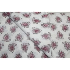 Tela de Algodón Ligera Estampada a Mano, Textil Artesanal de Jaipur para Vestidos de Niñas y Niños, Precio al por Mayor - Product Image 2