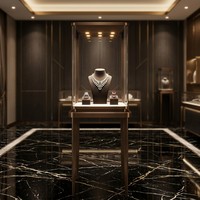 Vitrine à bijoux en verre, comptoir de présentation de bijoux, mobilier de magasin de bijouterie, vitrine de vente au détail