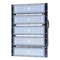 Projecteur LED COB pour stade à mât haut, haute luminosité, étanche IP68, 100W 150W 200W, léger, garantie 5 ans, Ra95