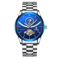 Montre automatique de luxe TEVISE 8378, montre mécanique à tourbillon, montre sport à remontage automatique, montre-bracelet pour homme, Relogio Masculino