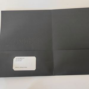 Wholesale Cheap Price Customized Logo A4 <b>Paper</b> Card Stock Presentation <b>File</b> Folders With Pocket - Product Image 3
