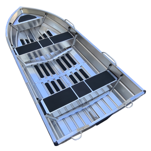 Barca <span class=keywords><strong>da</strong></span> Pesca in Alluminio K300 10ft, Spessore 2.0mm, per 2-4 Persone con Remi e Giubbotti di Salvataggio - Product Image 2