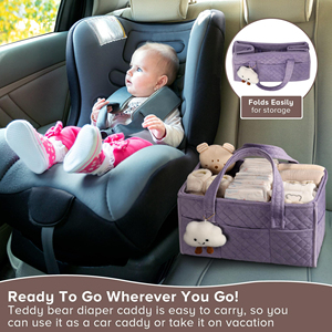 Organizador de Pañales para Bebé, Portátil, Resistente al Agua, Gran Capacidad, Estilo Moderno, Artículos Esenciales para Guardería, para Recién Nacidos, Niños y Niñas - Product Image 5