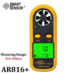 Dijital Anemometre Rüzgar Hızı Ölçer Hava Hızı Akış Ölçer Termometre Hava Akışı Sensörü Ölçüm Cihazı - Product Image 6