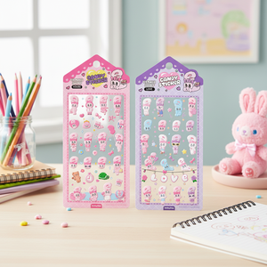 Set de Pegatinas de PVC Epoxi con Diseño de Conejito Esther, 1 de 2 Pegatinas Decorativas Kawaii Lindas y Duraderas para Niños, Regalo - Product Image 2