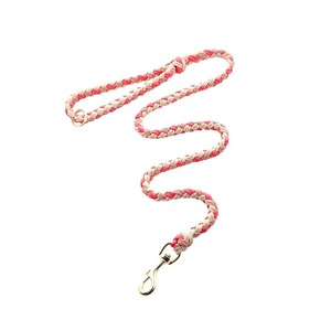 Luxe handgemaakte hondenriem en halsbandset van geweven nylon touw voor middelgrote en grote honden, geschikt voor wandelen, training en buitengebruik. - Product Image 5