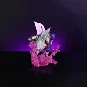 Demon Slayer GK Nezuko Rage <span class=keywords><strong>Inosuke</strong></span> in posa volante con effetti speciali Demone Insetto, statuetta in PVC, prodotto in Giappone, all'ingrosso, per esposizione desktop - Product Image 1