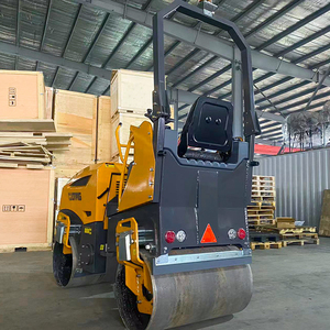 2024 New 1500kg 1.5ton Mini đường lăn compactor đôi trống đường lăn với CE chứng nhận - Product Image 4
