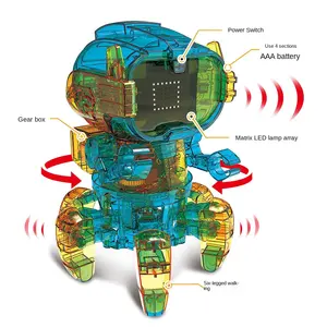 DIY इकट्ठा प्रेरण रोबोट एप्लिकेशन से प्रोग्राम रिमोट कंट्रोल रोबोट बच्चों के लिए शैक्षिक खिलौना गर्म बिक्री इलेक्ट्रॉनिक खिलौना बच्चे लड़कों