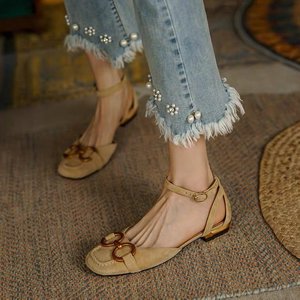 Flats <strong>Sandals</strong> for <strong>Women</strong> <strong>Strappy</strong> Loafers Ladies Fashion Trend Pumps Shoes PU Leather Business Work Casual Shoes Dropshipping Hot - Product Image 6