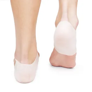 העקב כיסוי רגל מוצרי טיפוח סיליקון העקב מגן Pad להקל על כאב מדורבן ברגל שלוחה סדוק עקבים