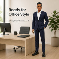 Costume d'affaires Anime à l'échelle 1/6 pour figurine masculine, tenue formelle amovible pour poupées de collection