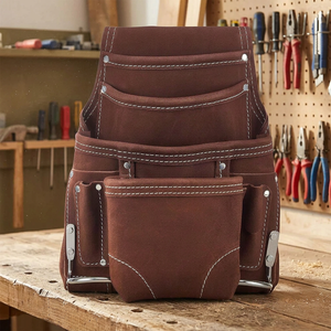 OEM Private Label <b>Leather</b> <b>Tool</b> Belt Custom Logo Manufacturer Wholesale Customizable Bulk <b>Tool</b> Pouch Belt for Brand Importers - Product Image 1