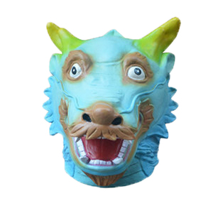 Masques d'animaux d'Halloween, 12 masques d'animaux du zodiaque, couvre-chefs, accessoires de maquillage pour bal masqué, masques de Noël - Product Image 2