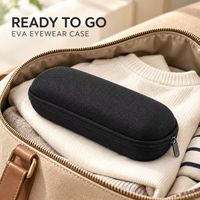 Étui à lunettes EVA, boîte à lunettes, étui à lunettes de soleil, porte-lunettes, rangement portable pour lunettes