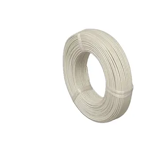 Cable de silicona Flexible trenzado, alambre de cobre estañado trenzado plateado