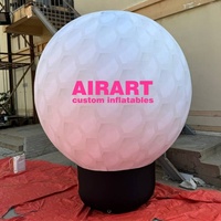 Balle de golf gonflable géante personnalisée amusante-Décor de golf gonflable pour parc sportif-Jeux de golf gonflables à vente chaude