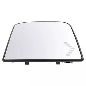 Espejo Retrovisor Chevrolet, Cristal Plano, Izquierdo/Derecho, Número de Pieza de Repuesto FP114B, Negro - Product Image 1