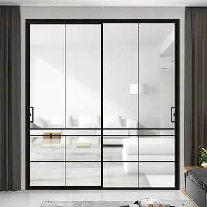 Puertas correderas y ventanas de elevación de aluminio de pico térmico de casa para Villa con viento