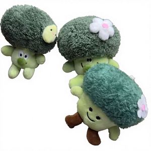 Internet-famous Creative Broccoli Plush Toy <b>Small</b> <b>Ornament</b> Keychain Vegetable Plush Doll Claw Machine Toy Gift 15cm - Product Image 2