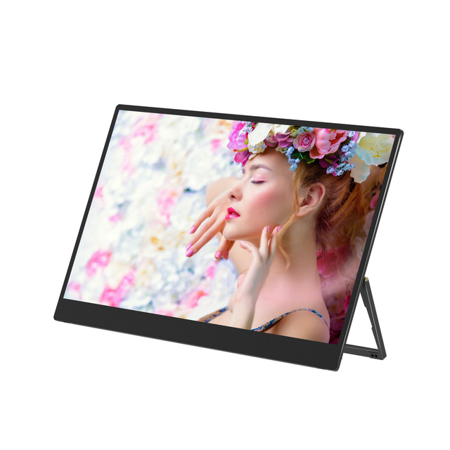 Portable 15.6" FHD 1080P USB-C IPS Panel HDR Gaming Laptop External Monitor with Built-in Speaker Touch Control for Business Use