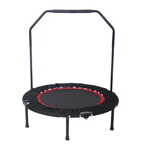 Hot Sale Round Mini 40'' Trampoline with Handle for kids Indoor Home Use