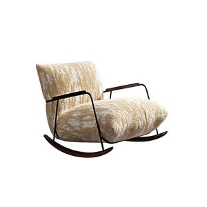 AOMISI <span class=keywords><strong>CASA</strong></span> Style nordique maison tissu canapé simple chaise berçante moderne Relax salon fauteuil bras Accent chaise pour salon - Product Image 2