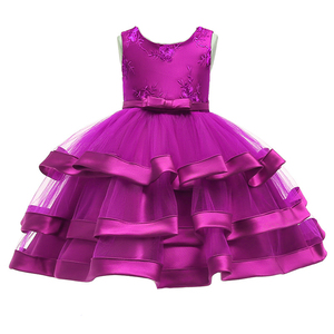 Vente en gros de robes de fête pour filles de <span class=keywords><strong>6</strong></span> à 14 <span class=keywords><strong>ans</strong></span>, robes de princesse fleuries pour mariage, jolies robes pour bébés filles - Product Image 5