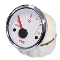 Indicateur de jauge de niveau de réservoir d'eau 12V 24V 52mm(2 ") Signal 0-190ohm pour bateau RV camping-car camion Auto véhicules marins