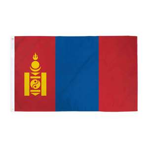 Mini Banderas del Mundo 4''x6'' de Poliéster Impresas en Serigrafía, Banderines KHM para Colgar en el Coche, <span class=keywords><strong>Bandera</strong></span> de Camboya - Product Image 2