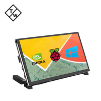 Topraspberry 7 inç HD IPS LCD TFT ekran kapasitif dokunmatik ekran ahududu Pi için 1024x600 çözünürlük 5 4 3 3B + 2-yeni ürün