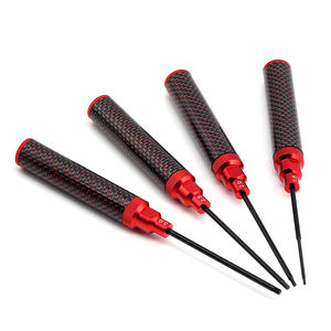 Kit d'outils de réparation hexagonaux en fibre de carbone pour voitures <span class=keywords><strong>RC</strong></span> 1/10 1/8 en gros, ensembles de tournevis - Product Image 4
