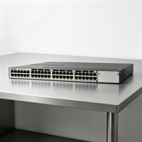 WS-C3750X-48P-L WS-C3750X-48P-S WS-C3750X-48P-E Nuevo Switch de Núcleo de 3 Capas de la Serie 3750X Original con 48 Puertos Gigabit PoE