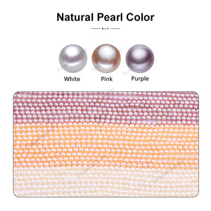 Cuentas de concha de agua dulce <span class=keywords><strong>perla</strong></span> redonda Natural 2/3/4/6/8/10mm fabricación de joyas blancas rosa púrpura <span class=keywords><strong>5</strong></span> hebras 1-<span class=keywords><strong>5</strong></span> días 0,8-2mm - Product Image 5