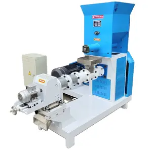 Nhà Máy cá thực phẩm kích thước 1-12 Mét Công Nghiệp extruder100-150kg/h nổi Thức ăn cho cá máy thực phẩm