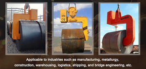 15 Ton 20 Ton Industrial Coil Sling Safe Hoisting Steel Coil Lifting C <b>Hook</b> for Warehouse Handling - Product Image 6