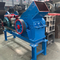 Concasseur de sol compact pour l'extraction d'or, broyeur de pierres de rivière, broyeur à marteaux portable, fournisseur de machines de concassage