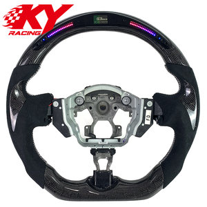 Volant sport en cuir intelligent LED haut de gamme personnalisé en fibre de carbone, compatible avec Nissan 370z 350z - Product Image 1