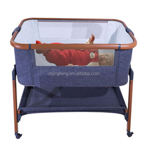 2025 Xu Hướng Mới Bé Bassinet Cánh Tay Cơ Khí Xuất hiện Bên Co-Ngủ Giường Cho Bé Xách Tay Sang Trọng Trẻ Sơ Sinh Bé Cạnh Giường Ngủ Giường Cũi - Product Image 4