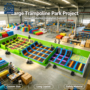 Equipo de Parque de Diversiones Comercial Interior Personalizado de Gran Tamaño con Parque de Trampolines Interior de Alta Seguridad para Niños - Product Image 6
