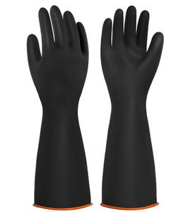 Gants en caoutchouc épais résistants à l'acide, aux alcalis et à l'usure, anti-corrosion, en stock d'usine, pour la protection <span class=keywords><strong>de</strong></span> l'industrie chimique - Product Image 1