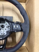 Volant en cuir GZYLC pour VW pour Volkswagen Golf 5 6 7 7.5 R MK5 MK6 MK7 MK7.5 GTI Polo Passat CC