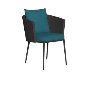 Conjunto de Mesa y Sillas de Jardín Minimalistas Nórdicas para 6 Personas, de Metal Resistente a la Intemperie, para Balcón, Patio, Hotel - Product Image 4