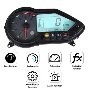 Motorcycle Instrument Assembly BAJAJ180 Pulsar Digital LCD Speedometer Odometer 220S Pulsar125 135 150 160 180 220NS 2015-2018