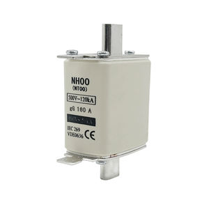 NT00/160A Yüksek Kesme Kapasiteli Seramik Eriyik Sigorta Bağlantısı 160A Alçak Gerilim Bağlantısı IEC Sertifikalı Radyal Uçlu - Product Image 5