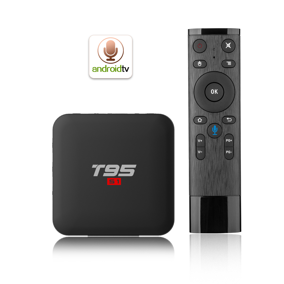 Android TV Box T95W - 4Go RAM, 64Go ROM - Android 11, 4K HDR, Wi-Fi Double Bande, Bluetooth 5.0