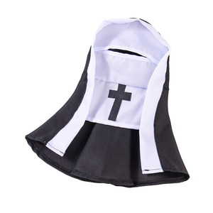 Nuevo Diseño <span class=keywords><strong>de</strong></span> Disfraz <span class=keywords><strong>de</strong></span> <span class=keywords><strong>Monja</strong></span> para Mascotas <span class=keywords><strong>de</strong></span> Halloween, Divertido Atuendo <span class=keywords><strong>de</strong></span> Cosplay para Gatos y Perros, Accesorios para Fotos, Ropa para Perros Pequeños y Medianos - Product Image 4