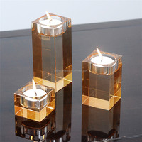 Massiver Kristall Esstisch Kerzenhalter K9 Glas Transparente Kerzenhalter