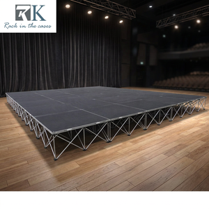 Plataforma de Escenario Portátil, Plataforma Antideslizante, Escenario Elevado de Aluminio - Product Image 1